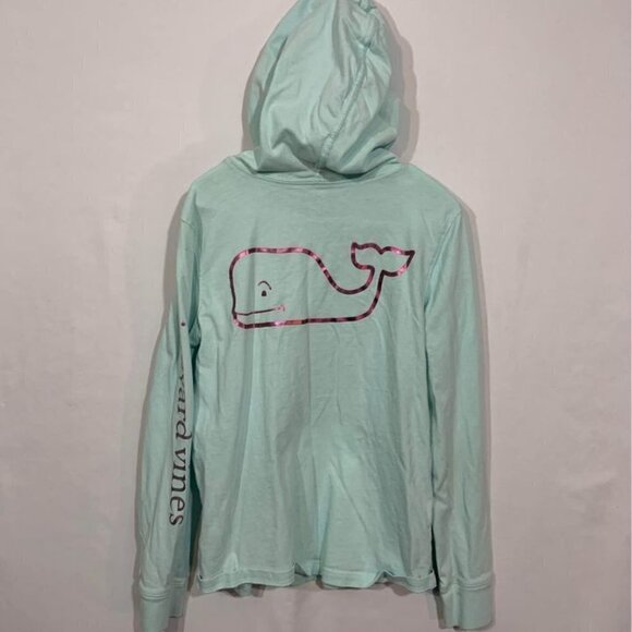 Vineyard Vines girls long sleeve hooded t-shirt. Size small. Excellent condition - Picture 6 of 7